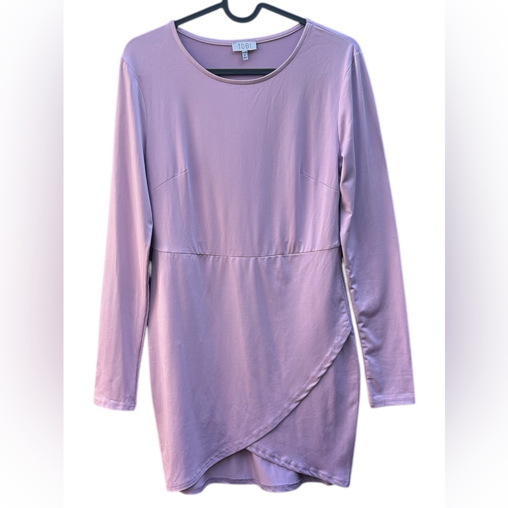 TOBI NWOT Women’s Lavender Mini Dress with Split Bottom Size: M